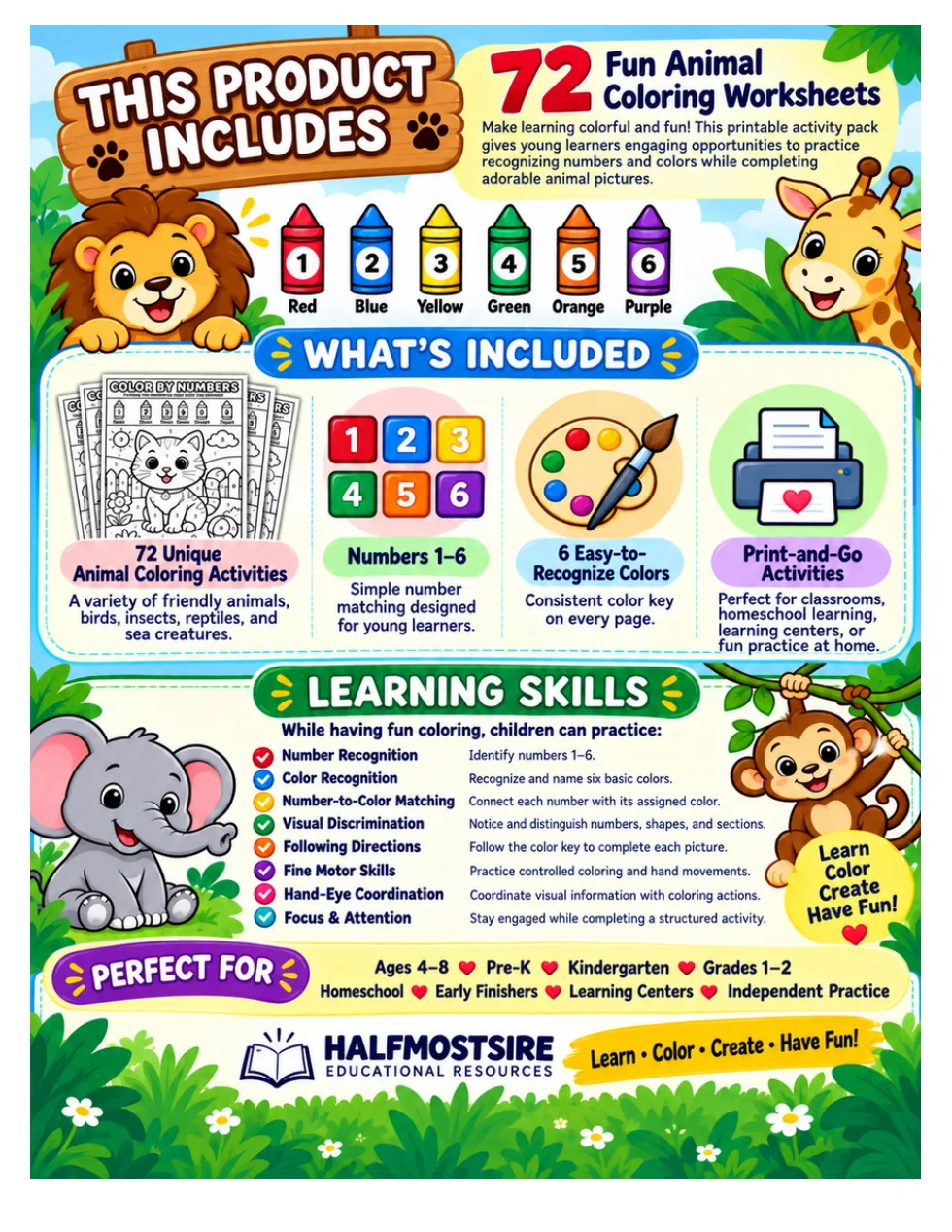 What's included and learning skills preview